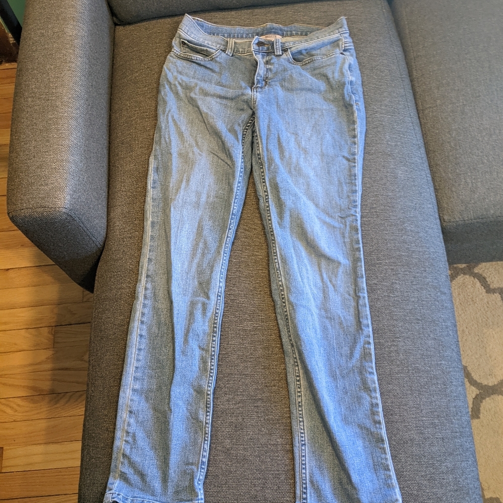 Women's DuluthFlex daily denim slim leg jeans 4x31 light indigo wash